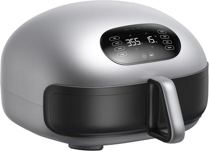 Dome 2 Air Fryer, Extra Large Airfryer with Superior Airflow, Self-Cleaning Smart Digital Fryer with PFAS-Free Basket for Quick Easy Meals, Fits a 12" Pizza or 4-Slice Toast