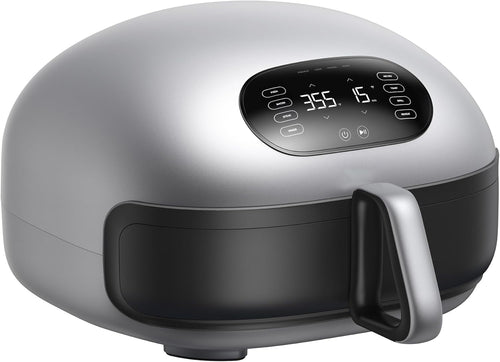 Dome 2 Air Fryer, Extra Large Airfryer with Superior Airflow, Self-Cleaning Smart Digital Fryer with PFAS-Free Basket for Quick Easy Meals, Fits a 12" Pizza or 4-Slice Toast