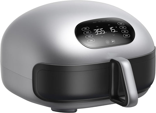 Dome 2 Air Fryer, Extra Large Airfryer with Superior Airflow, Self-Cleaning Smart Digital Fryer with PFAS-Free Basket for Quick Easy Meals, Fits a 12" Pizza or 4-Slice Toast